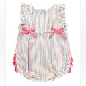 Ruffle Butts Multicolor Striped Bubble